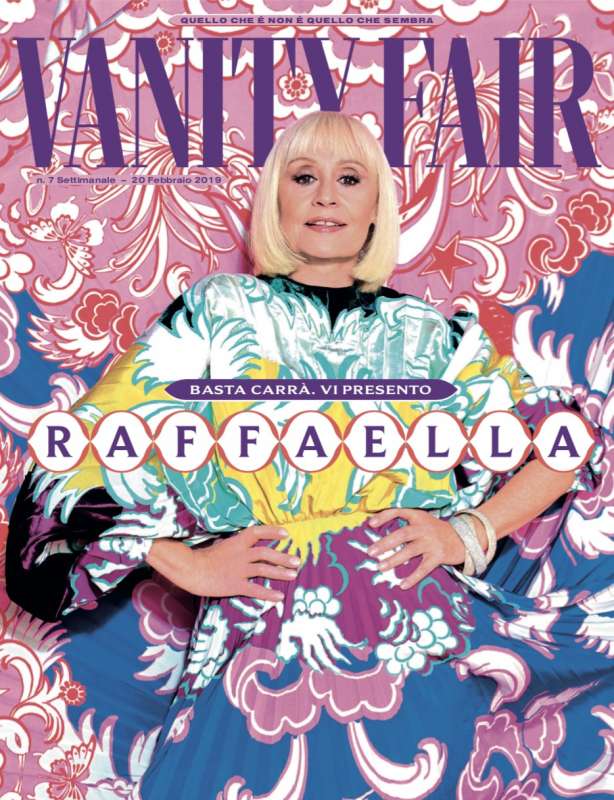 raffaella carra' in copertina su vanity fair