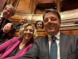 Matteo Renzi con Donatella Conzatti al Senato