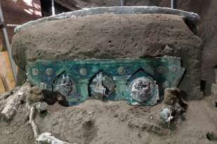 carro da parata ritrovato a pompei