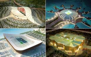 come saranno gli stadi in qatar