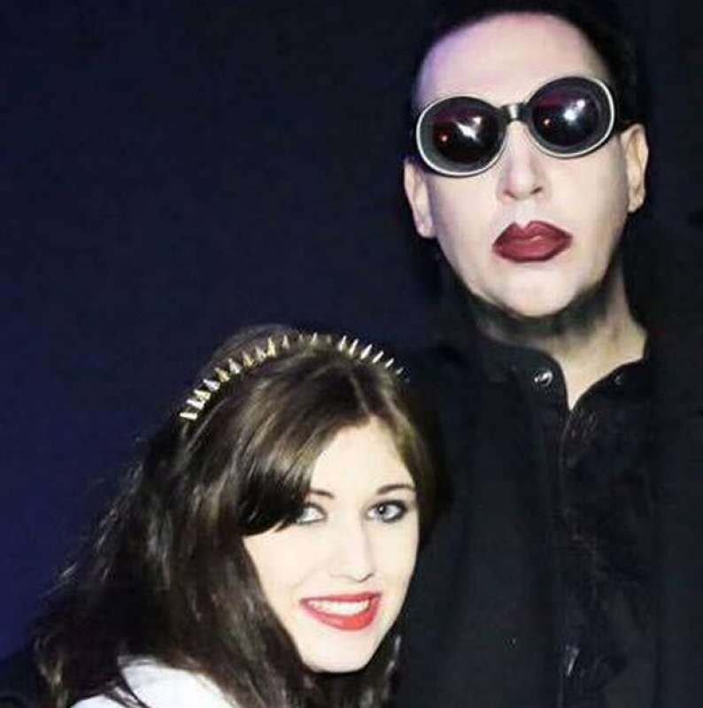 Erica Von Stein e Marilyn Manson