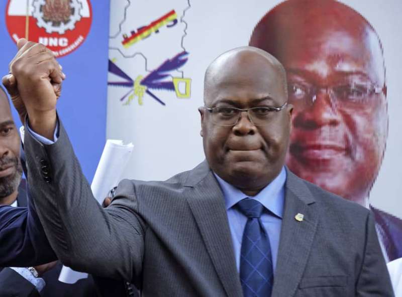 il presidente del congo felix tshisekedi