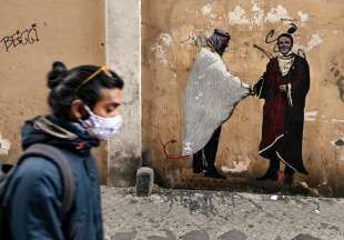 mohammed bin salman e matteo renzi il murale a roma 4