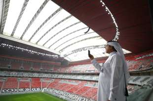 sceicchi negli stadi in qatar