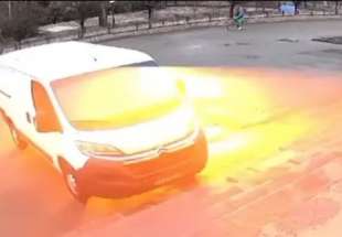 bomba colpisce ciclista in ucraina 2