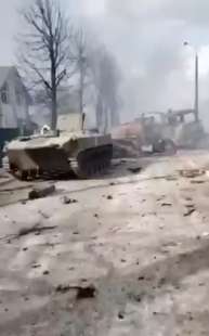 convoglio russo distrutto dalle forze ucraine 2
