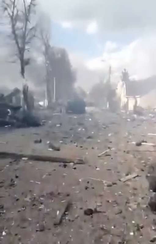 convoglio russo distrutto dalle forze ucraine 3