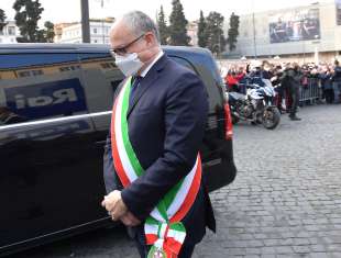il sindaco di roma roberto gualtieri foto di bacco