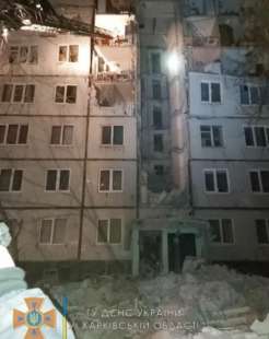 palazzo distrutto a kharkiv