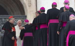 papa francesco e i vescovi