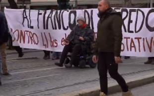 anarchici in sostegno di cospito a roma 2