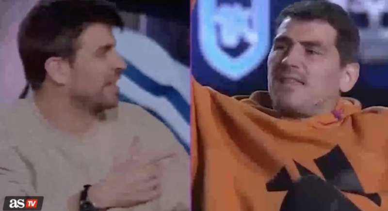 Gerard Pique e Iker Casillas 2