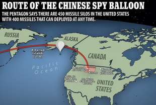 il viaggio del pallone spia cinese in america