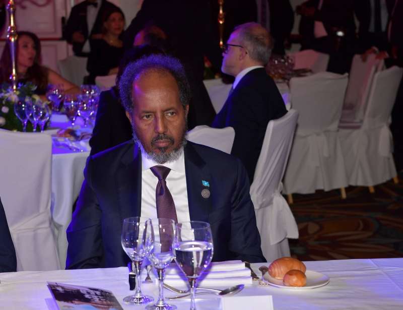hassan sheikh mohamud presidente della somalia foto di bacco