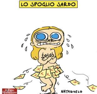 LO SPOGLIO SARDO - VIGNETTA BY NATANGELO - IL FATTO QUOTIDIANO