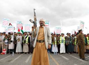ribelli houthi in yemen
