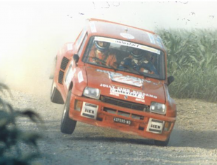 Roberto Calderoli durante un rally 1