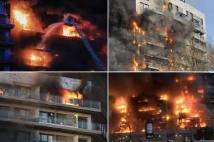 valencia incendio distrugge un palazzo di 14 piani 6