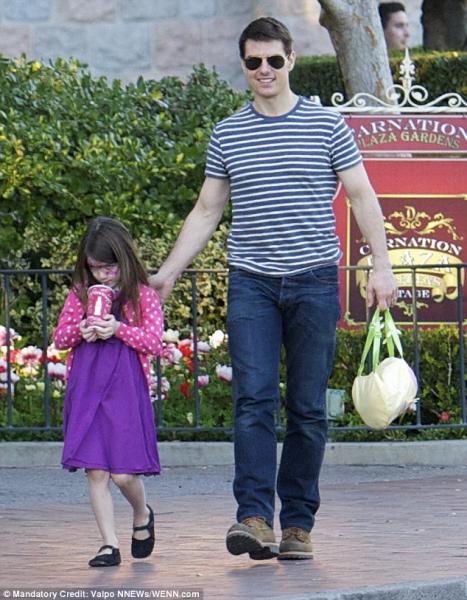 Tom Cruise con sua figlia Suri