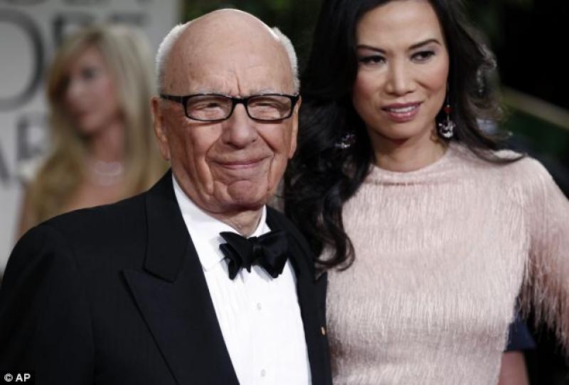 Miss Deng con il marito Rupert Murdoch