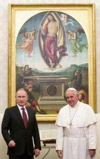 Putin e Papa Francesco a novembre