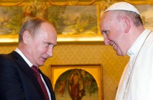 Putin e il Papa lo scorso novembre