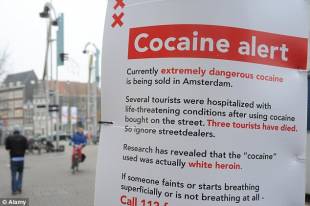 cocaina pericolosa venduta ad amsterdam