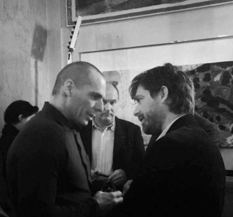 varoufakis con filippo civati a roma diem25