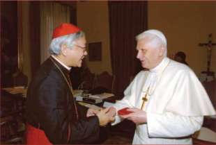 cardinale zen ze kiun con ratzinger