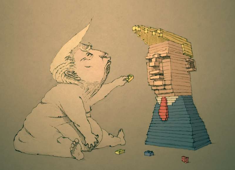 DONALD TRUMP BY PAT LUDO