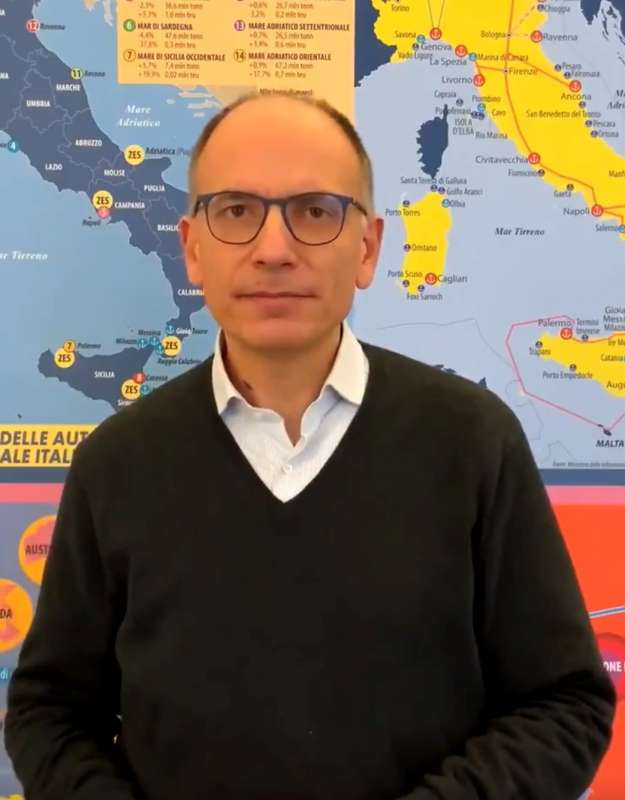 Enrico Letta annuncia la candidatura a segretario del Pd