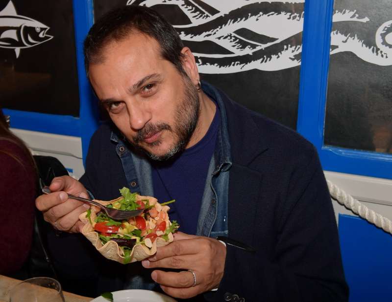 gennaro marchese mangia l insalatina foto di bacco