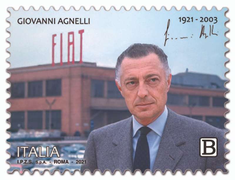 Gianni Agnelli francobollo