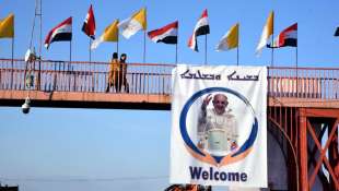 il benvenuto in iraq per il papa