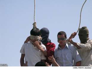 impiccagione in iran
