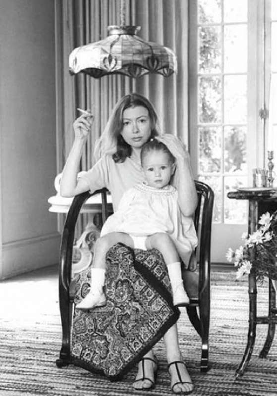 Joan Didion e sua figlia Quintana Roo