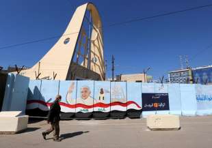 murales del papa in iraq