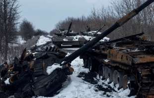 carri armati russi distrutti