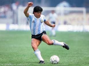 Diego Armando Maradona CON LA MAGLIA DELL ARGENTINA