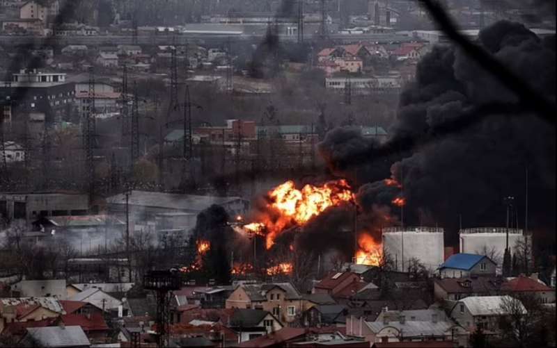 esplosione a leopoli ucraina 1