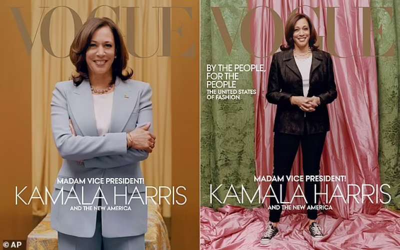 Le copertine di Vogue con Kamala Harris