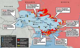 Mappa invasione russa