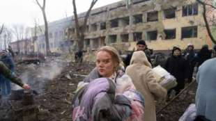 Marianna Podgurskaya durante i bombardamenti a mariupol