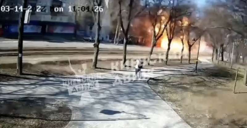 missile colpisce kiev