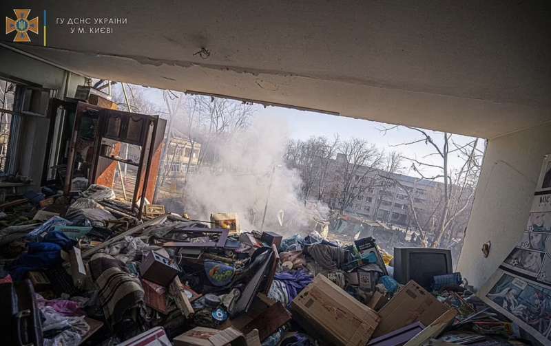 palazzi distrutti a kiev