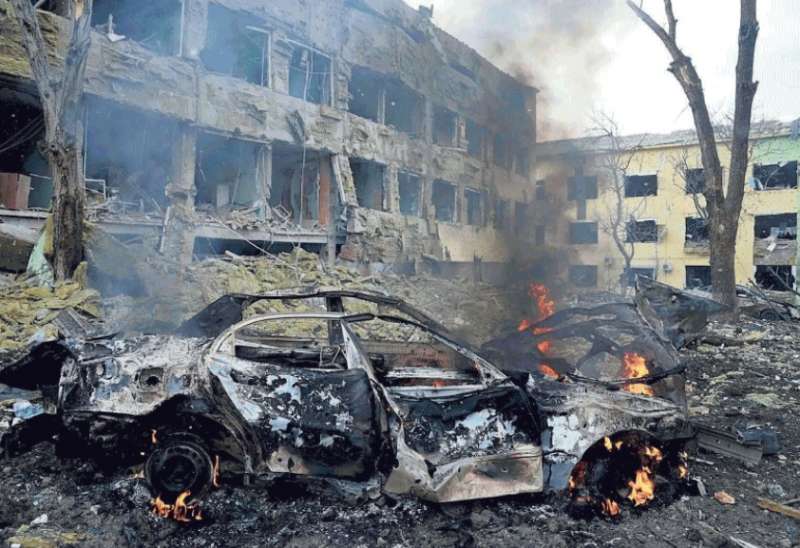 ucraina la distruzione dopo i bombardamenti