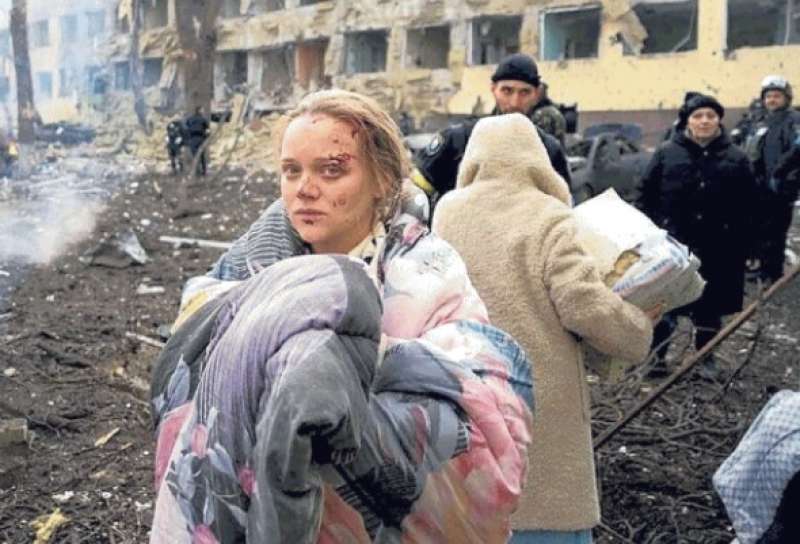 ucraina profughi in fuga