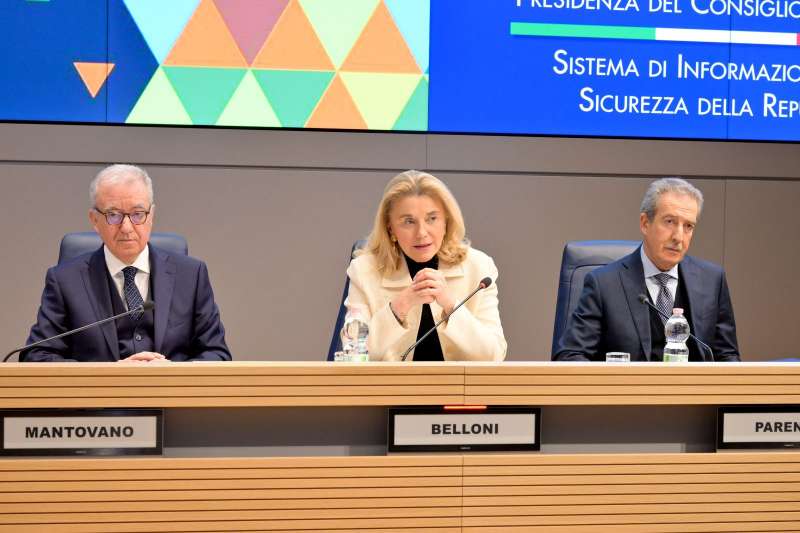 Alfredo Mantovano Elisabetta Belloni Mario parente - relazione sull attivita? dell’intelligence nel 2022