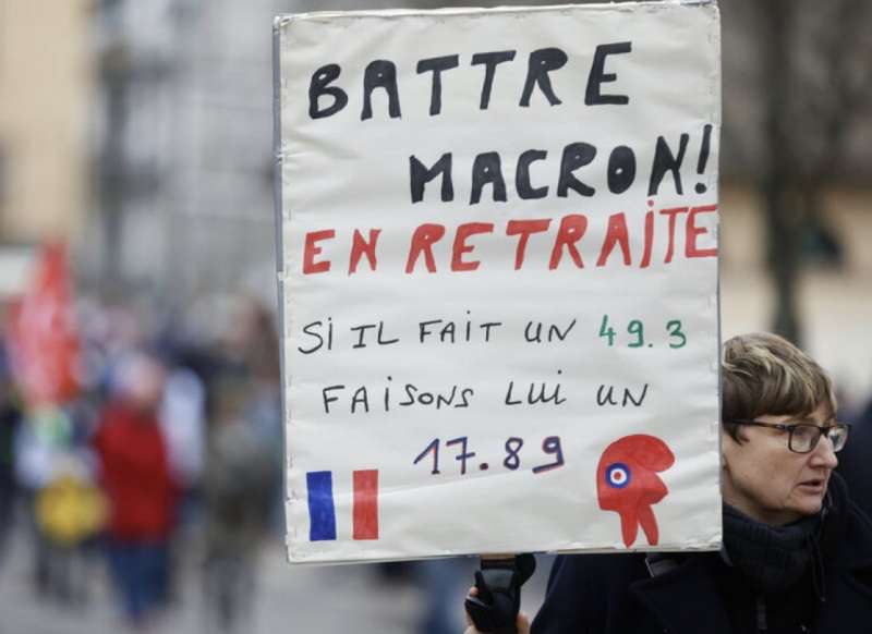 francia, sciopero contro la riforma delle pensioni di macron 5