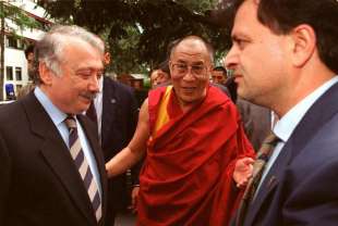 gianni mina con il dalai lama